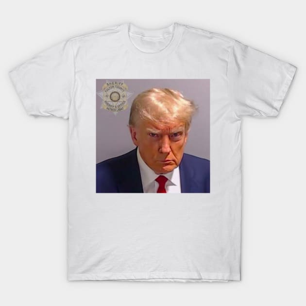 Trump Mugshot T-Shirt by akastardust